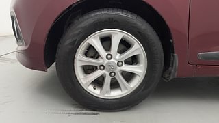 Used 2013 Hyundai Grand i10 [2013-2017] Asta 1.2 Kappa VTVT Petrol Manual tyres LEFT FRONT TYRE RIM VIEW