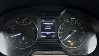Used 2017 skoda Octavia 1.8L Ambition Plus AT Petrol Automatic interior CLUSTERMETER VIEW