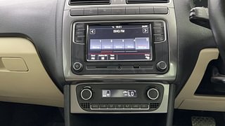 Used 2022 volkswagen Vento Highline Plus 1.0L TSI Petrol AT Petrol Automatic interior MUSIC SYSTEM & AC CONTROL VIEW