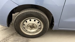 Used 2013 Maruti Suzuki Wagon R 1.0 [2010-2013] LXi CNG Petrol+cng Manual tyres LEFT FRONT TYRE RIM VIEW