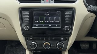 Used 2017 skoda Octavia 1.8L Ambition Plus AT Petrol Automatic interior MUSIC SYSTEM & AC CONTROL VIEW
