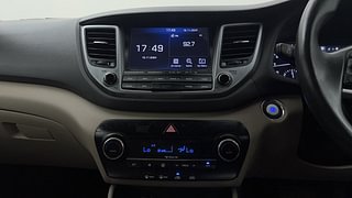 Used 2018 Hyundai Tucson [2016-2020] GLS 2WD AT Petrol Petrol Automatic interior MUSIC SYSTEM & AC CONTROL VIEW