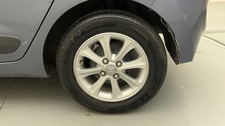 Used 2015 Hyundai Grand i10 [2013-2017] Asta AT 1.2 Kappa VTVT Petrol Automatic tyres LEFT REAR TYRE RIM VIEW