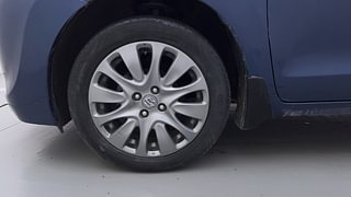 Used 2016 Maruti Suzuki Baleno [2015-2019] Zeta AT Petrol Petrol Automatic tyres LEFT FRONT TYRE RIM VIEW