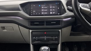 Used 2021 Volkswagen Taigun Highline 1.0 TSI MT Petrol Manual interior MUSIC SYSTEM & AC CONTROL VIEW