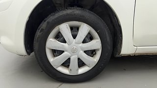 Used 2014 Nissan Micra [2010-2013] XV Petrol Petrol Manual tyres LEFT FRONT TYRE RIM VIEW