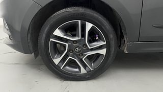 Used 2021 Tata Tiago XZA+ AMT Petrol Automatic tyres LEFT FRONT TYRE RIM VIEW
