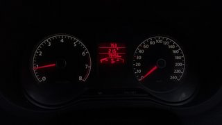 Used 2013 Volkswagen Polo [2010-2014] Highline1.2L (P) Petrol Manual interior CLUSTERMETER VIEW
