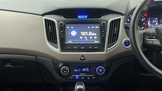 Used 2017 Hyundai Creta [2015-2018] 1.6 SX Plus Auto Petrol Petrol Automatic interior MUSIC SYSTEM & AC CONTROL VIEW