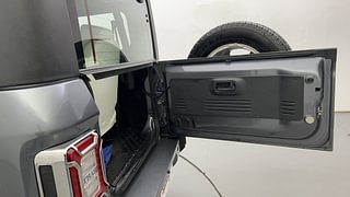Used 2022 mahindra Thar LX 4 STR Hard Top Petrol AT 4WD Petrol Automatic interior DICKY DOOR OPEN VIEW
