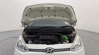 Used 2015 Hyundai Grand i10 [2013-2017] Sportz 1.2 Kappa VTVT Petrol Manual engine ENGINE & BONNET OPEN FRONT VIEW