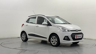 Used 2015 Hyundai Grand i10 [2013-2017] Sportz 1.2 Kappa VTVT Petrol Manual exterior RIGHT FRONT CORNER VIEW