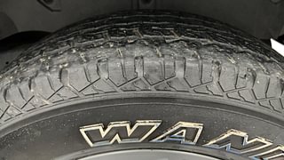 Used 2022 mahindra Thar LX 4 STR Hard Top Petrol AT 4WD Petrol Automatic tyres LEFT REAR TYRE TREAD VIEW