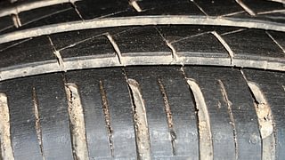 Used 2023 Renault Kwid 1.0 RXT SCE Petrol Manual tyres LEFT REAR TYRE TREAD VIEW