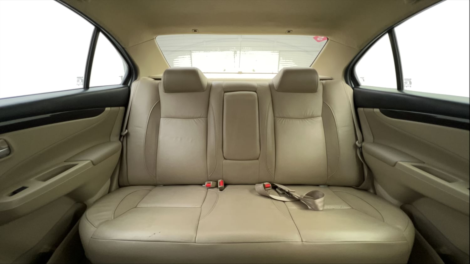 New Maruti Suzuki Ciaz interior REAR SEAT CONDITION VIEW