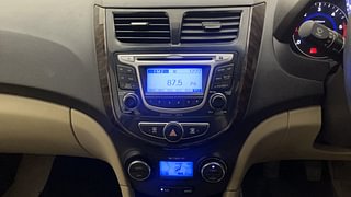 Used 2014 Hyundai Verna [2011-2015] Fluidic 1.6 CRDi SX Diesel Manual interior MUSIC SYSTEM & AC CONTROL VIEW