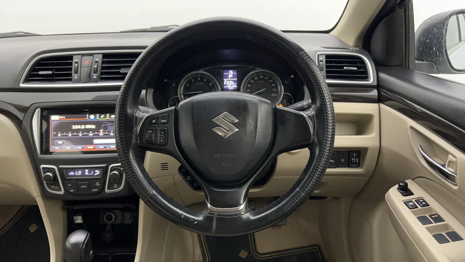 New Maruti Suzuki Ciaz interior STEERING VIEW