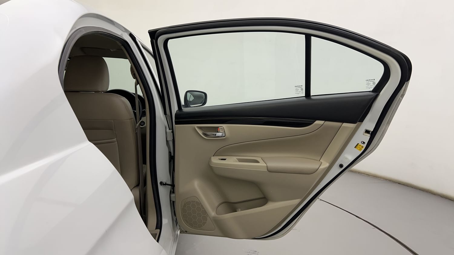 New Maruti Suzuki Ciaz interior RIGHT REAR DOOR OPEN VIEW