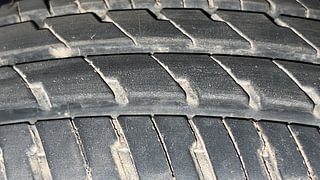 Used 2023 Maruti Suzuki Alto K10 VXI Plus Petrol Manual tyres LEFT FRONT TYRE TREAD VIEW