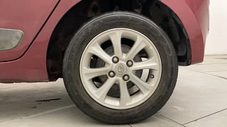 Used 2015 Hyundai Grand i10 [2013-2017] Asta AT 1.2 Kappa VTVT Petrol Automatic tyres LEFT REAR TYRE RIM VIEW