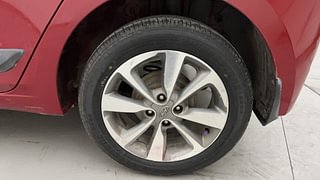 Used 2015 Hyundai Elite i20 [2014-2018] Asta 1.4 CRDI Diesel Manual tyres LEFT REAR TYRE RIM VIEW