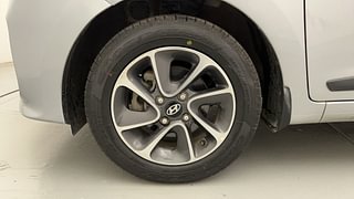 Used 2019 Hyundai Grand i10 [2017-2020] Asta 1.2 Kappa VTVT Petrol Manual tyres LEFT FRONT TYRE RIM VIEW