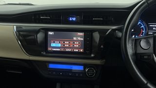 Used 2015 Toyota Corolla Altis [2014-2017] G Petrol Petrol Manual interior MUSIC SYSTEM & AC CONTROL VIEW