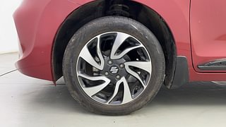 Used 2021 Maruti Suzuki Baleno [2019-2022] Alpha Petrol Petrol Manual tyres LEFT FRONT TYRE RIM VIEW