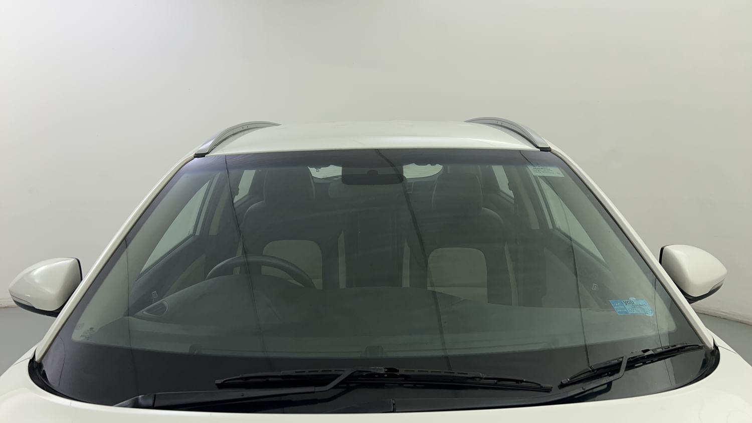 New Hyundai Tucson exterior FRONT WINDSHIELD VIEW
