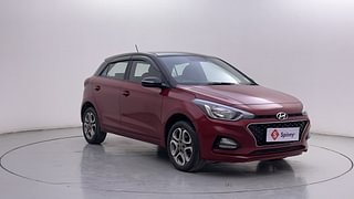 Used 2020 Hyundai Elite i20 [2018-2020] Sportz Plus 1.2 Dual Tone Petrol Manual exterior RIGHT FRONT CORNER VIEW