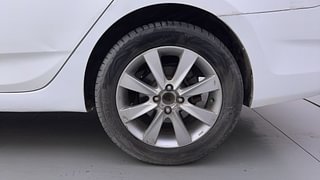 Used 2012 Hyundai Verna [2011-2015] Fluidic 1.6 CRDi SX Diesel Manual tyres LEFT REAR TYRE RIM VIEW