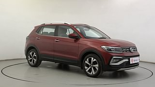 Used 2021 Volkswagen Taigun Topline 1.0 TSI MT Petrol Manual exterior RIGHT FRONT CORNER VIEW