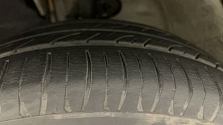 Used 2016 Mahindra KUV100 [2015-2017] K8 5 STR Petrol Manual tyres LEFT FRONT TYRE TREAD VIEW