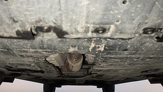 Used 2022 Mahindra XUV 300 W8 (O) Petrol Petrol Manual extra FRONT LEFT UNDERBODY VIEW