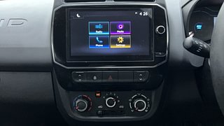 Used 2022 Renault Kwid 1.0L RXT(O) AMT Petrol Automatic interior MUSIC SYSTEM & AC CONTROL VIEW