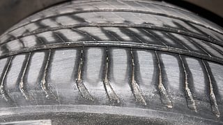 Used 2017 Volkswagen Polo [2015-2019] Highline1.2L (P) Petrol Manual tyres LEFT FRONT TYRE TREAD VIEW