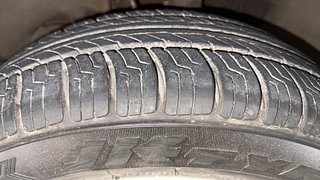 Used 2018 Tata Tiago [2016-2020] Revotorq XZ Diesel Manual tyres LEFT FRONT TYRE TREAD VIEW