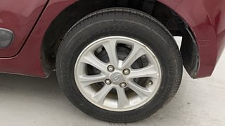 Used 2015 Hyundai Grand i10 [2013-2017] Asta AT 1.2 Kappa VTVT Petrol Automatic tyres LEFT REAR TYRE RIM VIEW