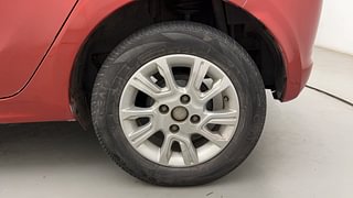 Used 2018 Tata Tiago [2016-2020] Revotorq XZ Diesel Manual tyres LEFT REAR TYRE RIM VIEW