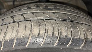 Used 2022 Mahindra XUV 300 W8 (O) Petrol Petrol Manual tyres LEFT FRONT TYRE TREAD VIEW