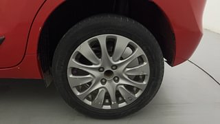 Used 2017 Maruti Suzuki Baleno [2015-2019] Zeta AT Petrol Petrol Automatic tyres LEFT REAR TYRE RIM VIEW