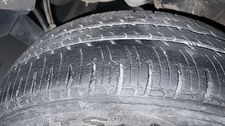 Used 2016 Mahindra KUV100 [2015-2017] K6 5 STR Petrol Manual tyres LEFT REAR TYRE TREAD VIEW