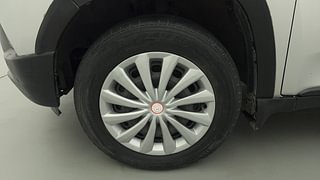 Used 2016 Mahindra KUV100 [2015-2017] K6 5 STR Petrol Manual tyres LEFT FRONT TYRE RIM VIEW