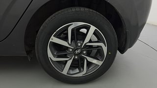 Used 2022 Hyundai Grand i10 Nios Asta AMT 1.2 Kappa VTVT Petrol Automatic tyres LEFT REAR TYRE RIM VIEW