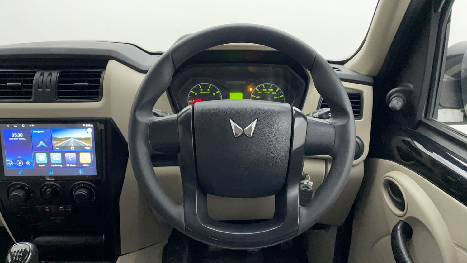 New Mahindra Scorpio Classic interior STEERING VIEW
