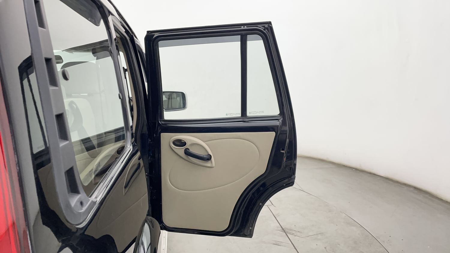 New Mahindra Scorpio Classic interior RIGHT REAR DOOR OPEN VIEW