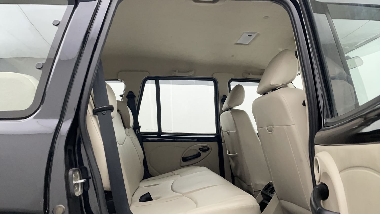 New Mahindra Scorpio Classic interior RIGHT SIDE REAR DOOR CABIN VIEW