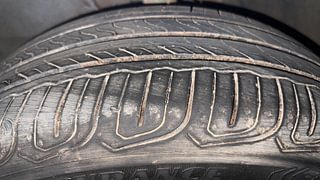 Used 2023 Tata Altroz XTA Petrol DCT Petrol Automatic tyres LEFT FRONT TYRE TREAD VIEW