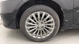 Used 2018 maruti-suzuki Ciaz Alpha Petrol AT Petrol Automatic tyres LEFT FRONT TYRE RIM VIEW