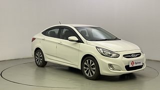 Used 2014 Hyundai Verna [2011-2015] Fluidic 1.6 VTVT SX Opt AT Petrol Automatic exterior RIGHT FRONT CORNER VIEW